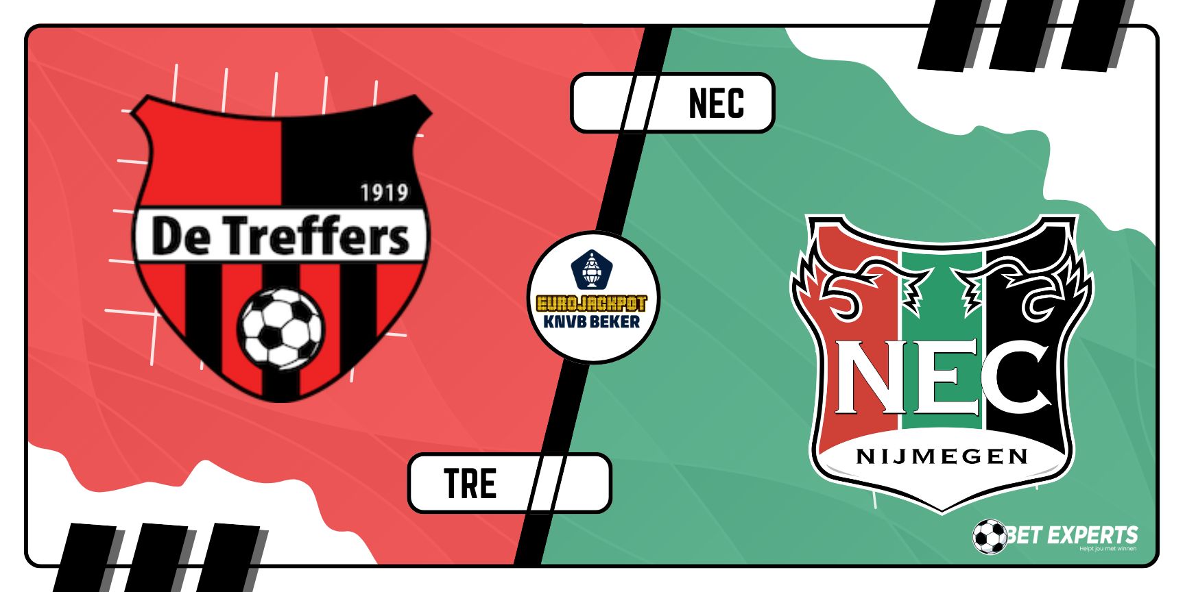 🇳🇱 De Treffers – NEC Nijmegen: Voorspelling, statistieken, opstellingen, odds & wedtips | Regionale bekerkraker in Groesbeek!