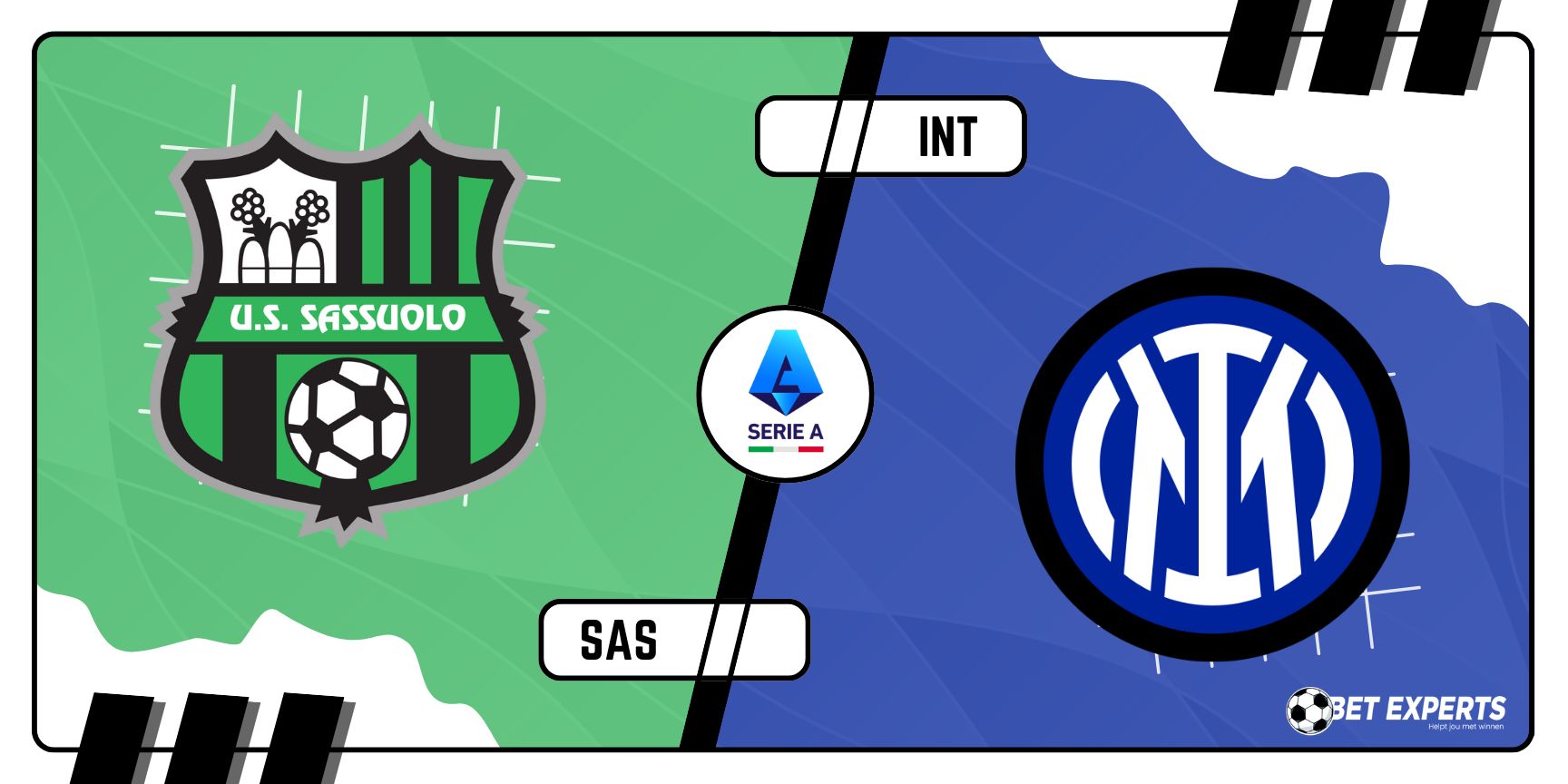 🇮🇹 Wedtips Sassuolo – Inter: Voorspelling & statistieken | Kan de koploper opnieuw toeslaan?