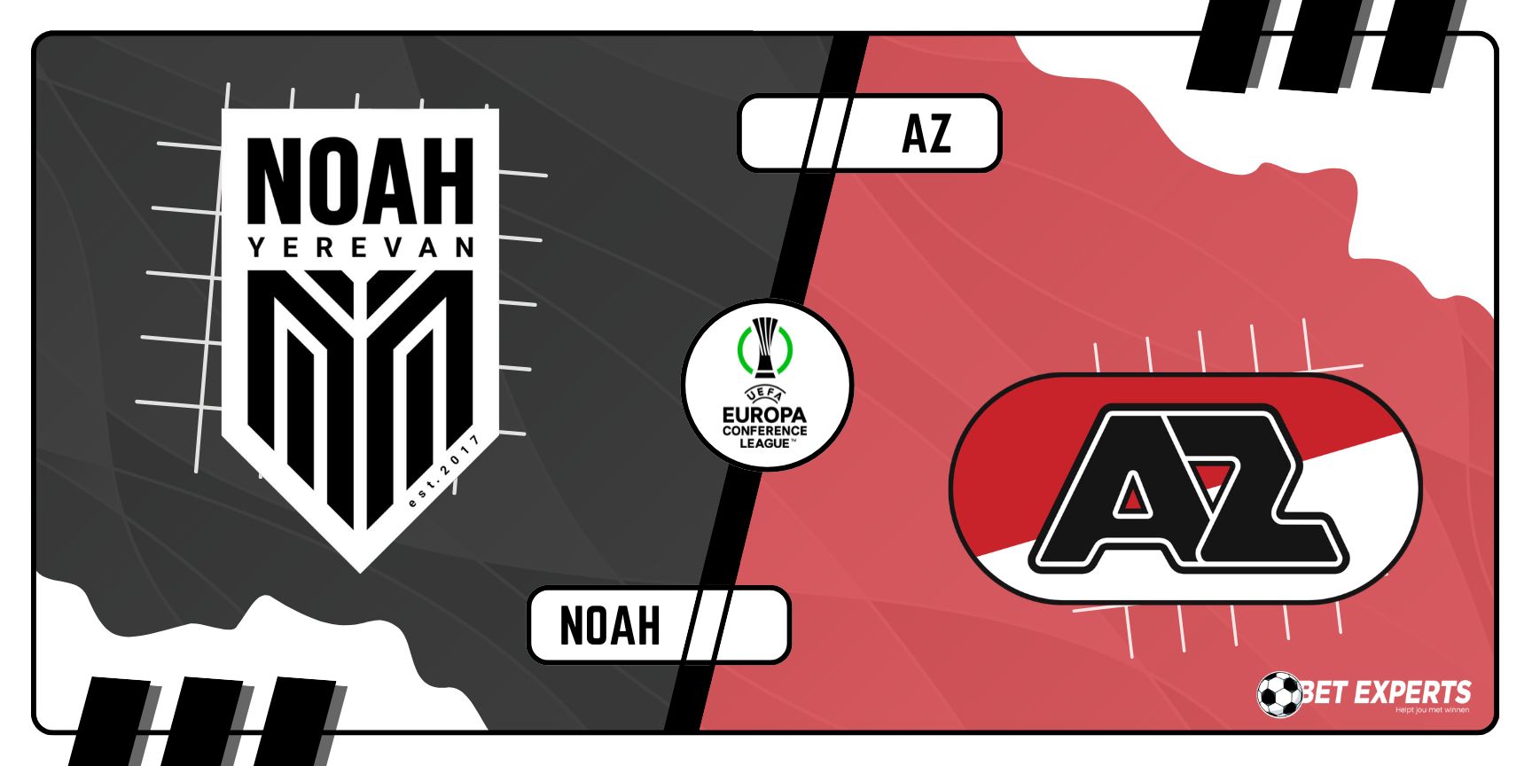 🇪🇺 Wedtips Noah – AZ Alkmaar: Voorspelling, odds & statistieken | Pakt AZ controle in Yerevan of bijt Noah zich vast thuis?