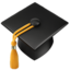 Graduation cap emoji