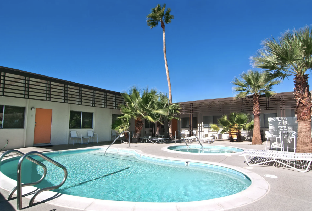 The Getaway: Palm Springs Group Gatherings at a Stylish Mid-Century Rental with Pool, Nearby Spa Access & Spectacular Views