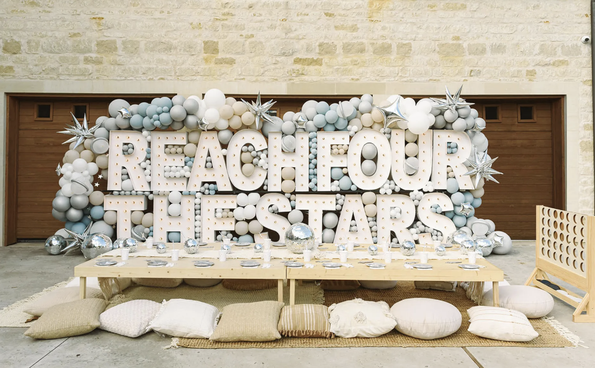 Elevate Your Bachelorette Party Decor with a Luxe DIY Balloon Garland Kit Shipped to Your Door