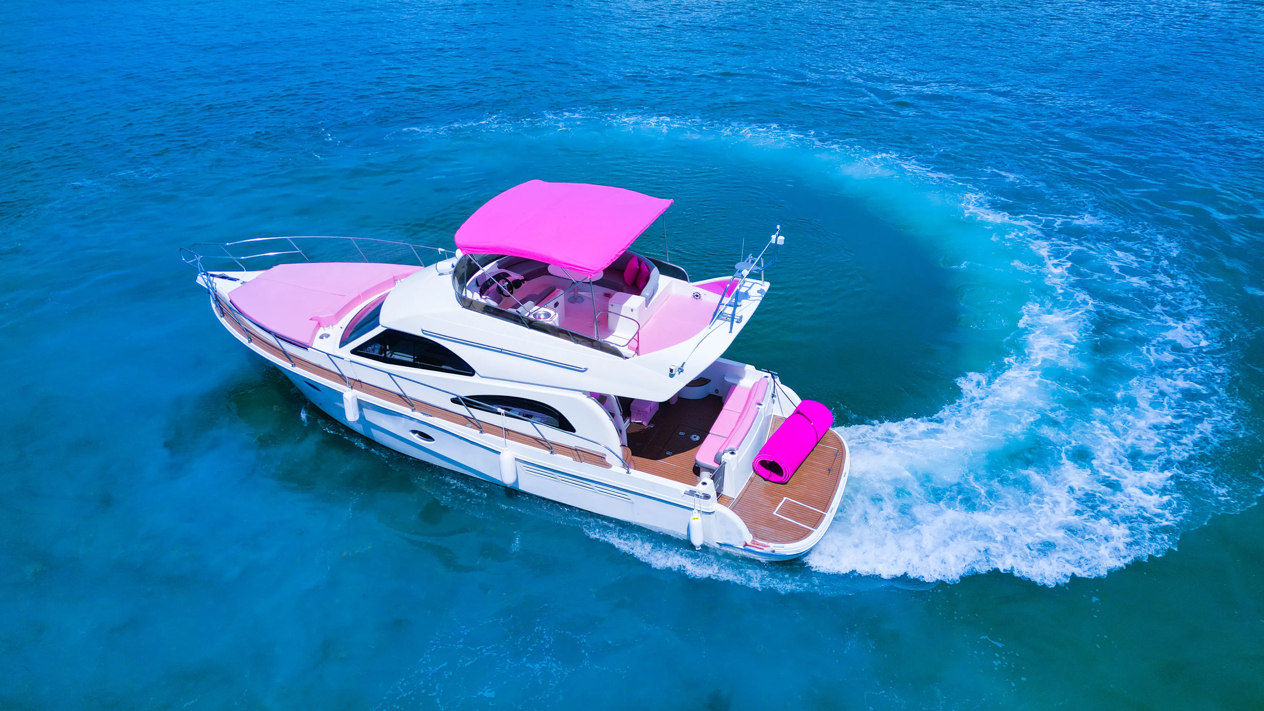 Miami's Most Iconic Bachelorette Boat Is Pink — and Your Group Needs to Be on It