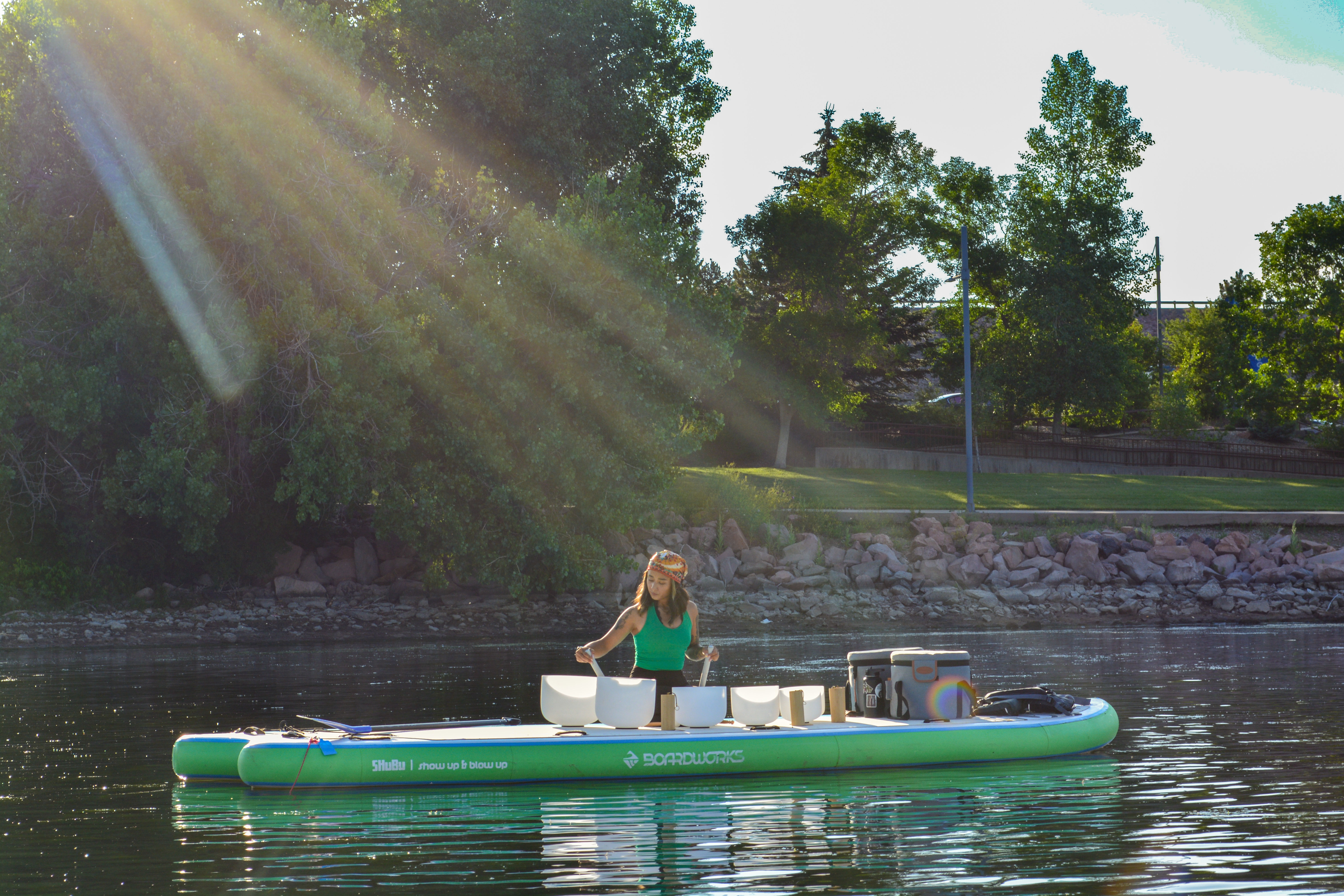 The Most Peaceful Way to Start Your Morning in Denver — Sunrise Paddle + Sound Bath