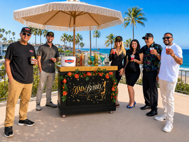 The Mobile Bar That Makes Itself the Party: Bad & Bubbly Comes to Southern California