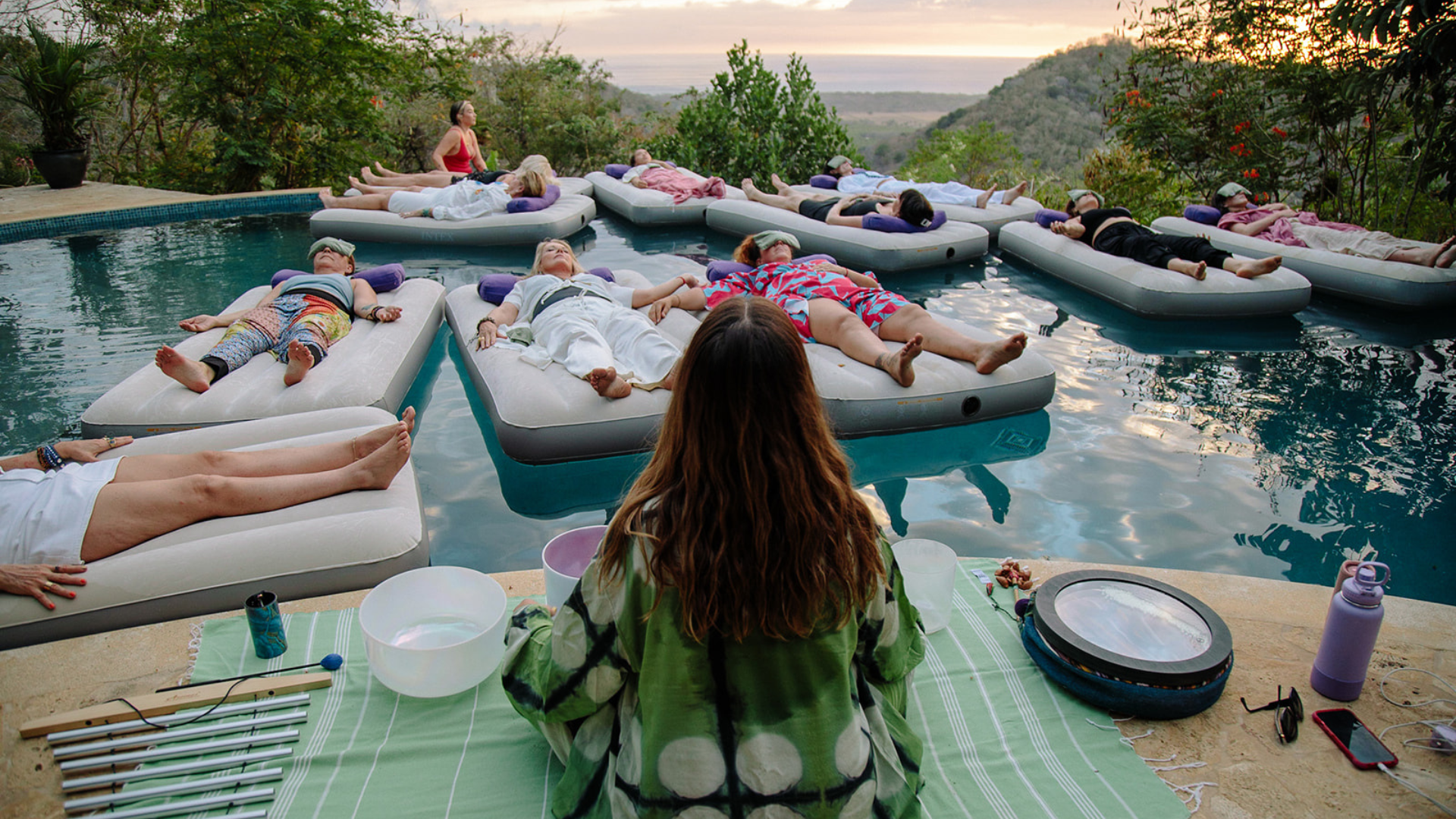 The Soundbath That Happens on Water, Not a Yoga Mat
