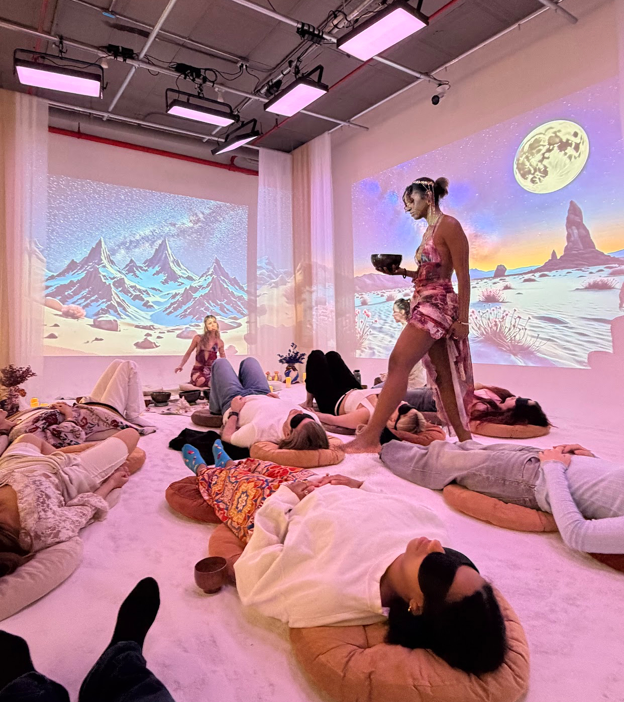 FaithfulBalance Turns a Sound Bowl and a Breath Cue Into an NYC Group Event