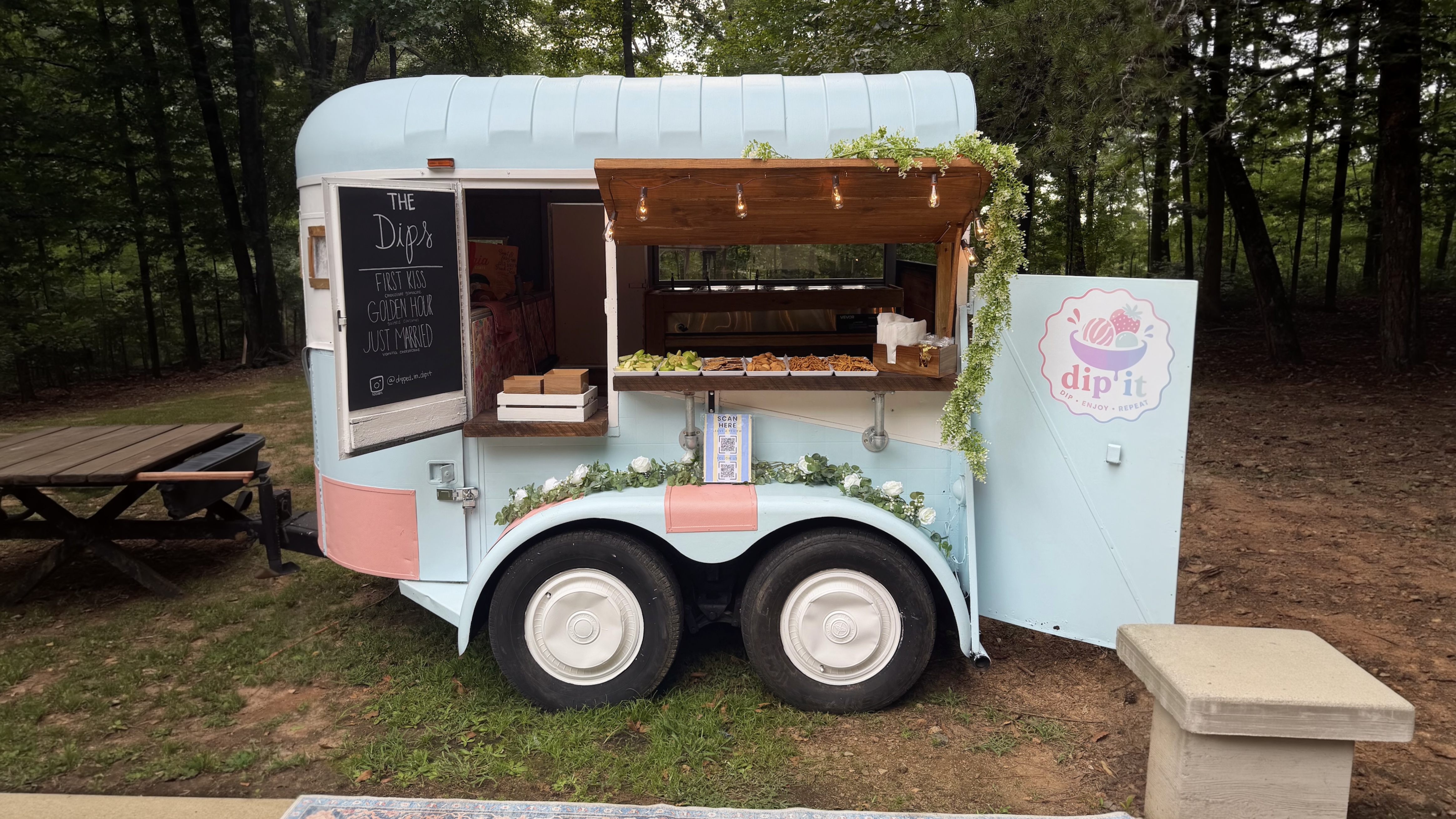 Dip It Turned a Horse Trailer Into Atlanta's Most Hands-On Dessert Bar