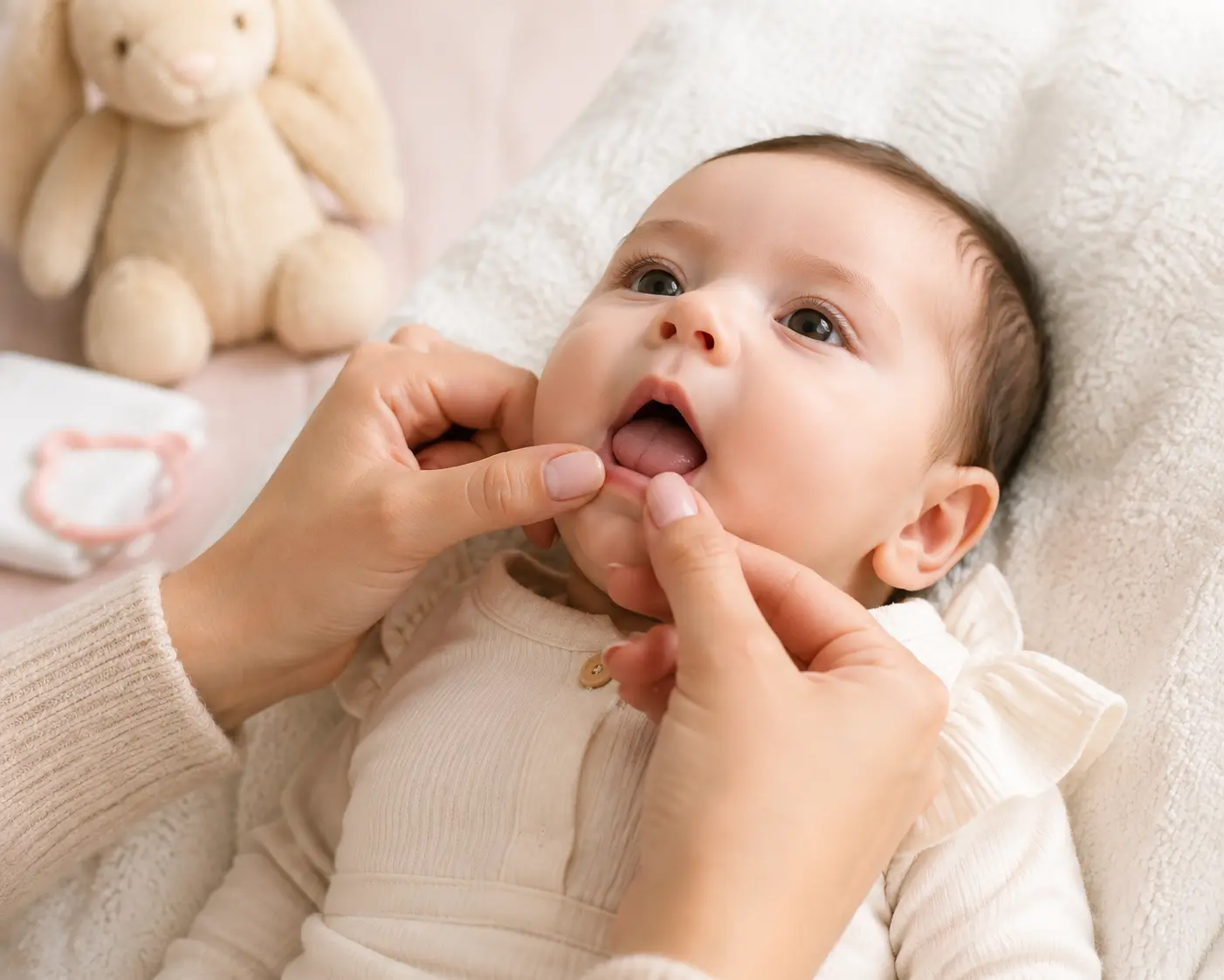 Stretches Baby Need for Healing after Frenectomy