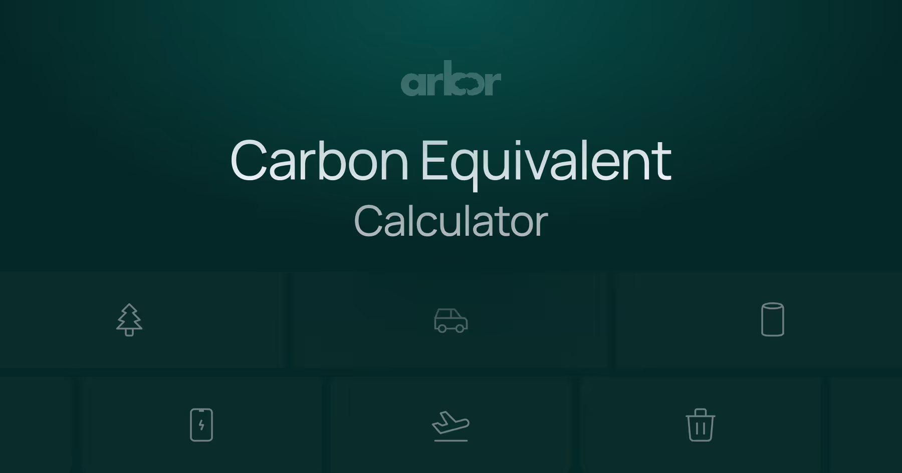 Effortlessly convert CO₂e to practical equivalents using Arbor's free Carbon Equivalent Calculator tool to visualize your environmental impact.