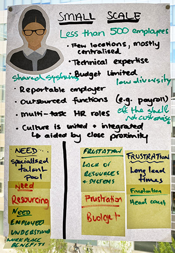 A photo of a small government agency artefact developed on paper and placed on a window.