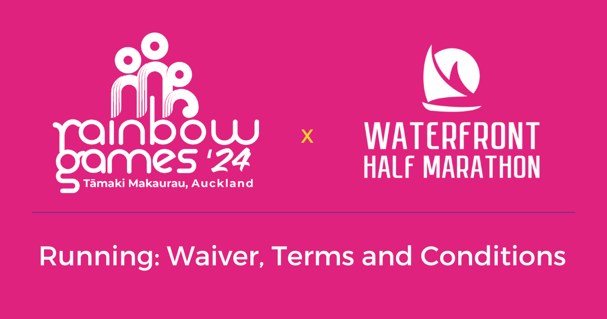 Waterfront Half Marathon Waiver and Terms and Conditions | Rainbow 