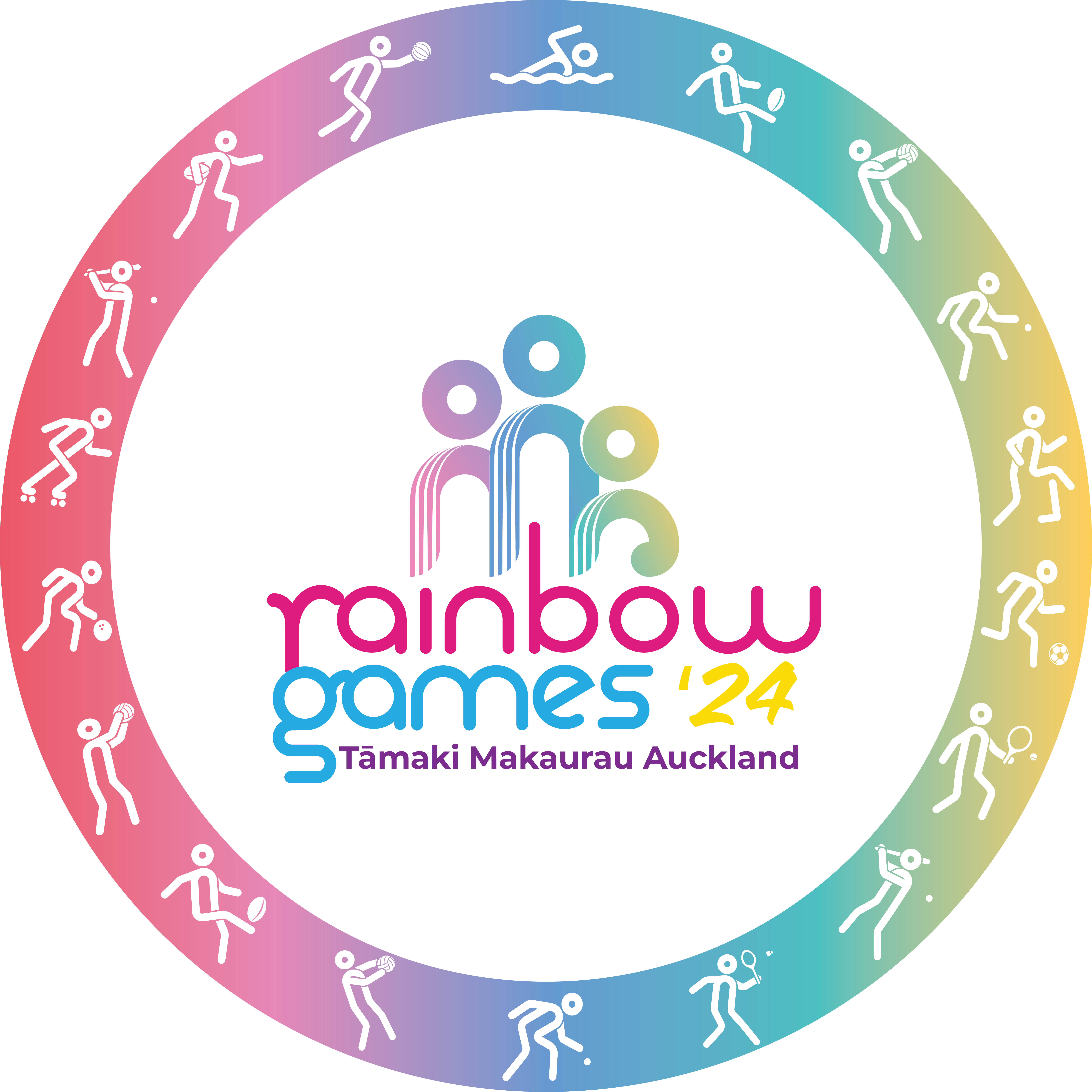 Rainbow Games 2024 - In Wrap Logo FULL COLOUR