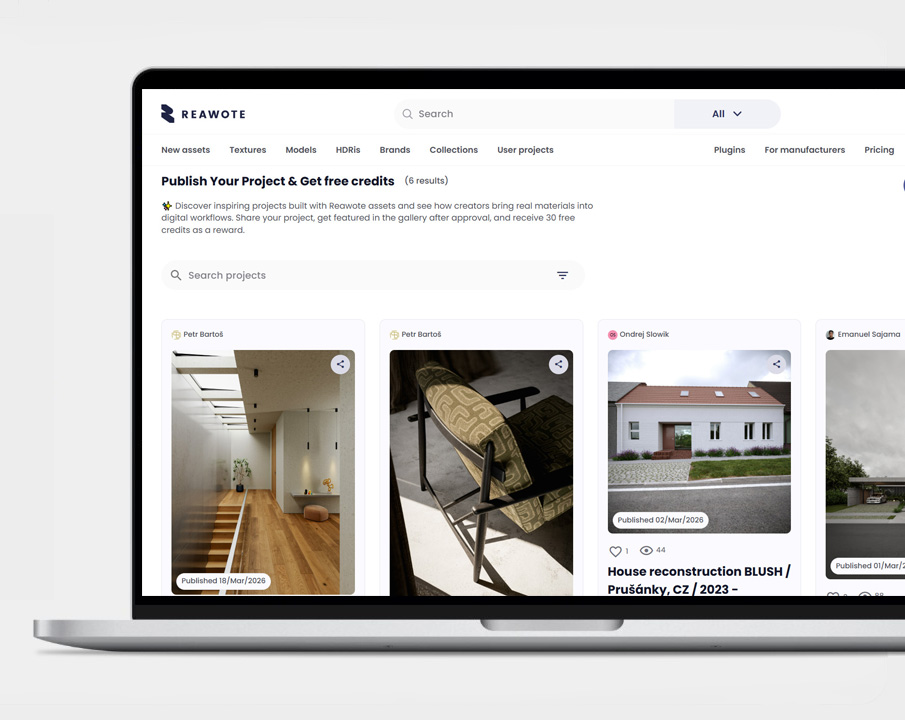 User Projects in Reawote library