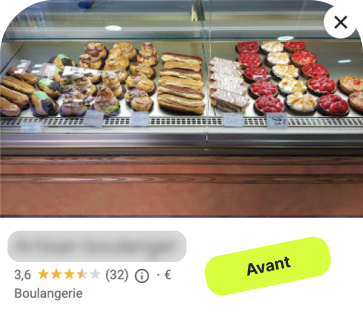 Image illustrant la fiche Google My Business avant après 