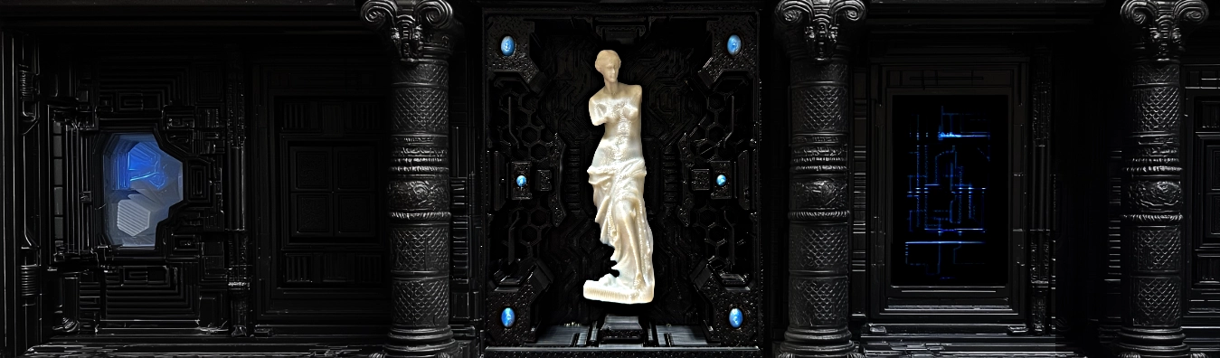 Stolen Venus of Milo inside Arkhorin's vaults