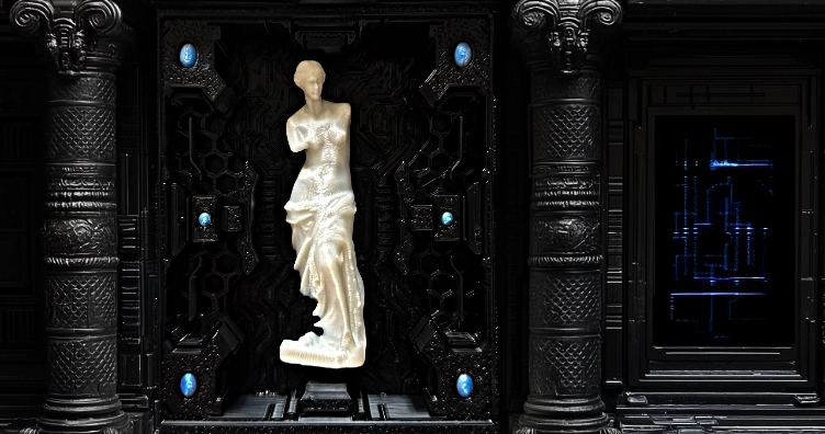 Stolen Venus of Milo inside Arkhorin's vaults