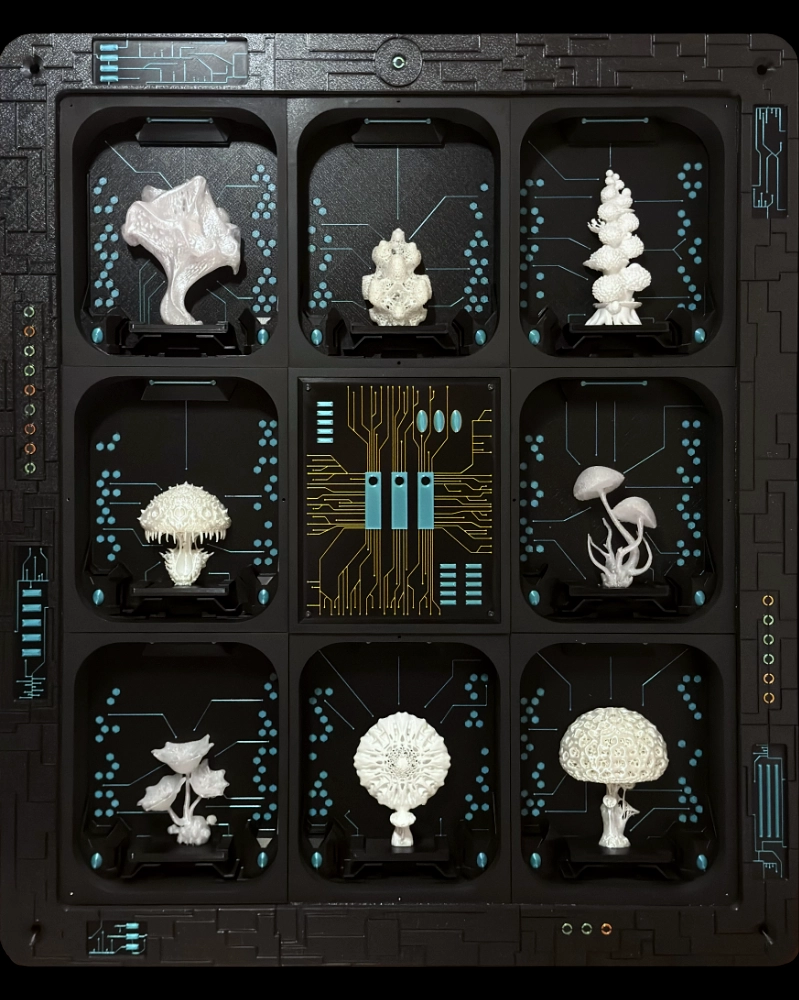 Chambre 016. PETg - mixed-media Wall sculpture by baptiste tavernier