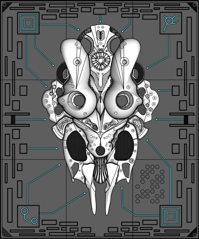 3D Printable DIY art by V-XL