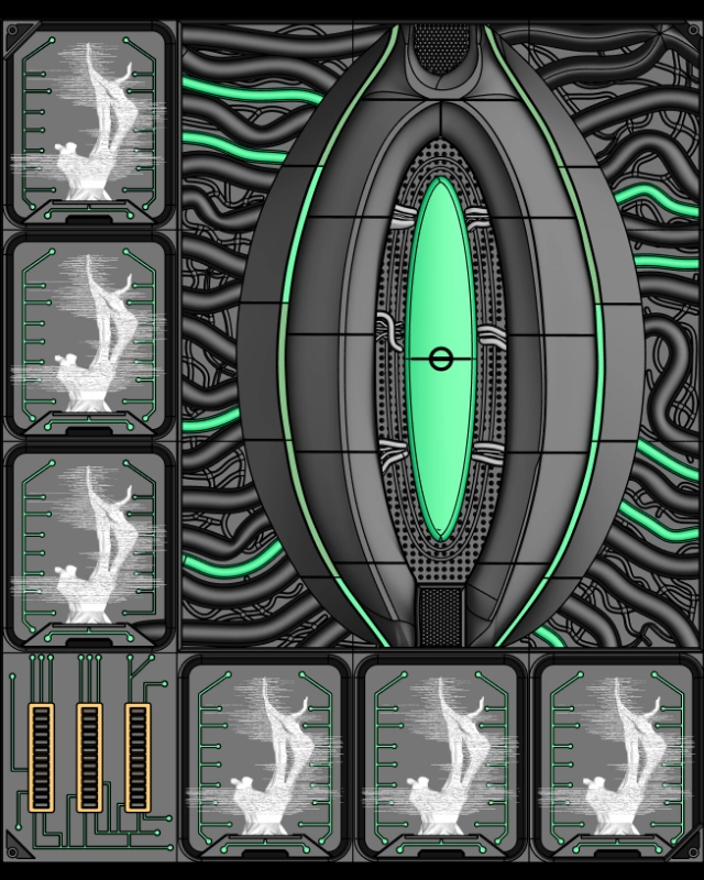 Open source 3D printablme wall sculpture by V-XL 