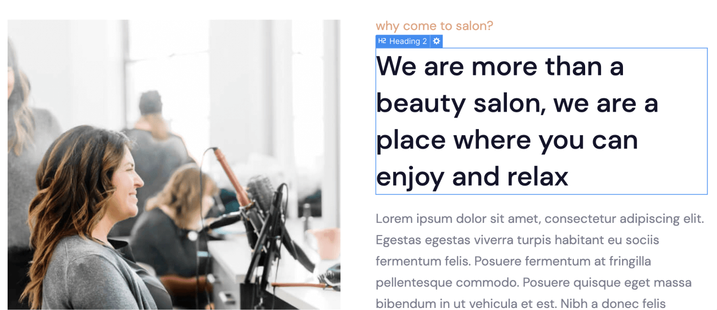 Static Content - Salon X Webflow Template