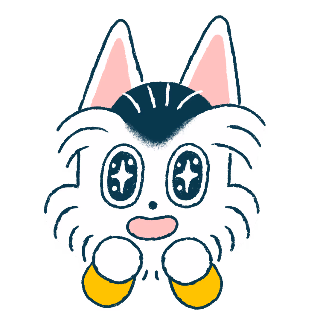 illustration of a cute dog