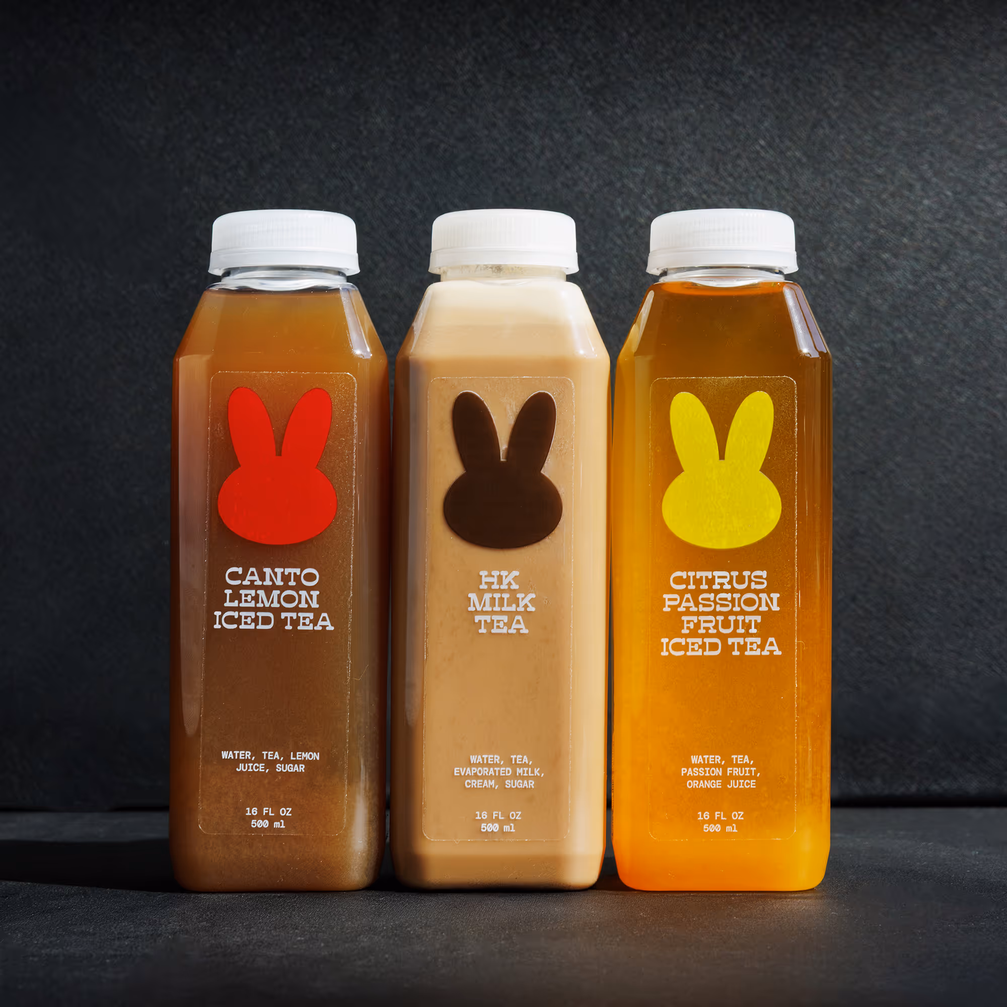 3 Branded Jade Rabbit Juice bottles 