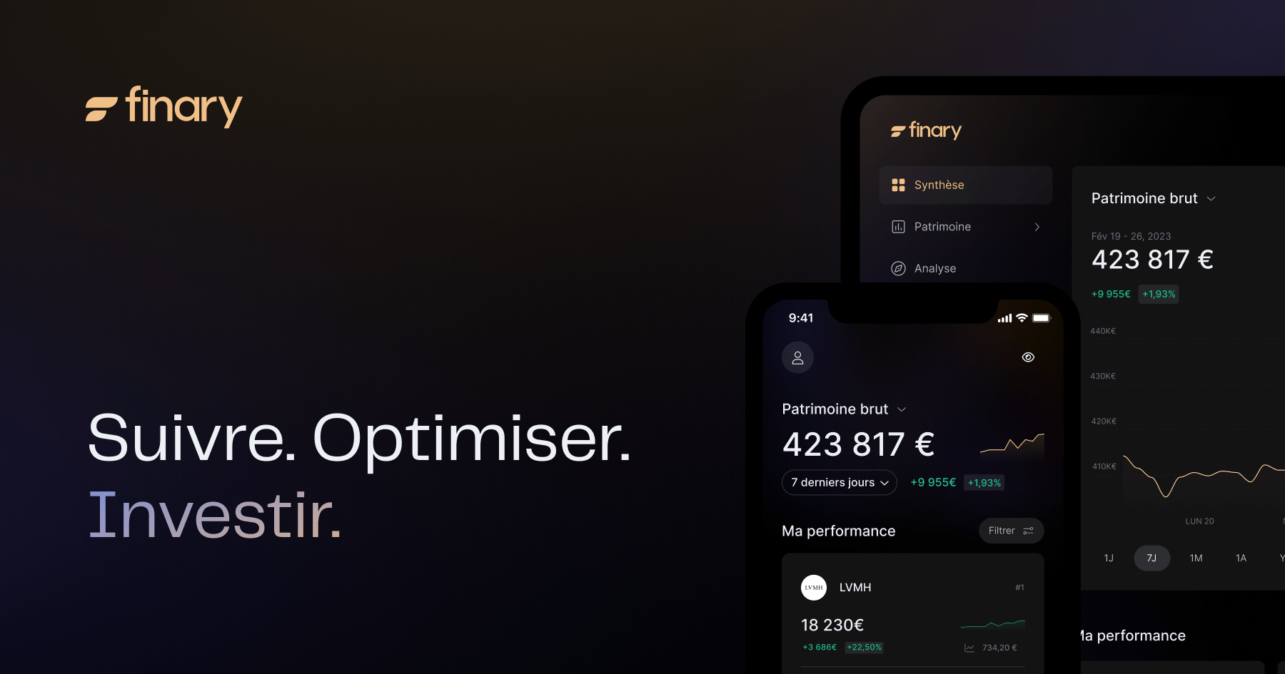 Finary | Investir et suivre vos investissements