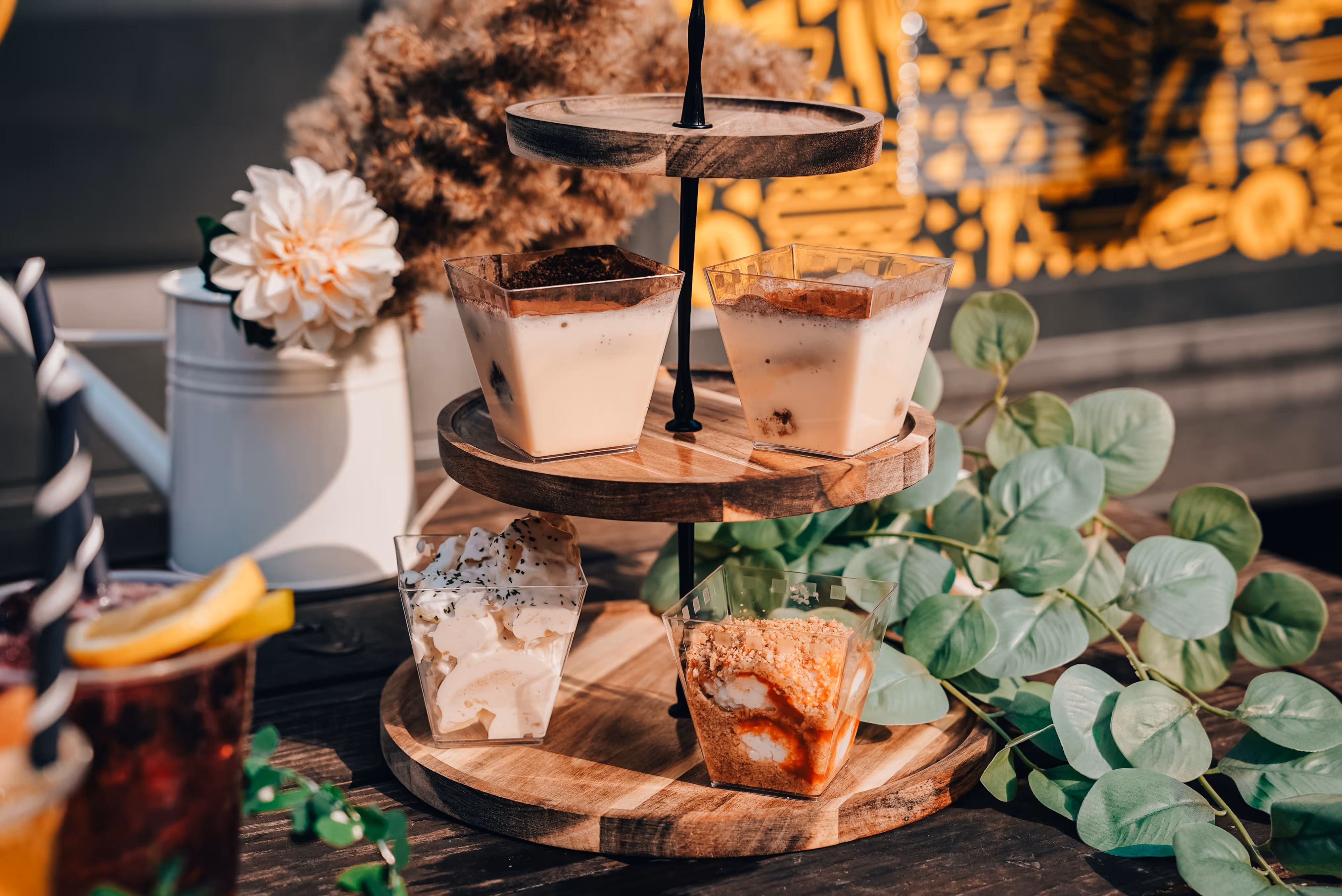 Finom pohárkrémek esküvőtökre.