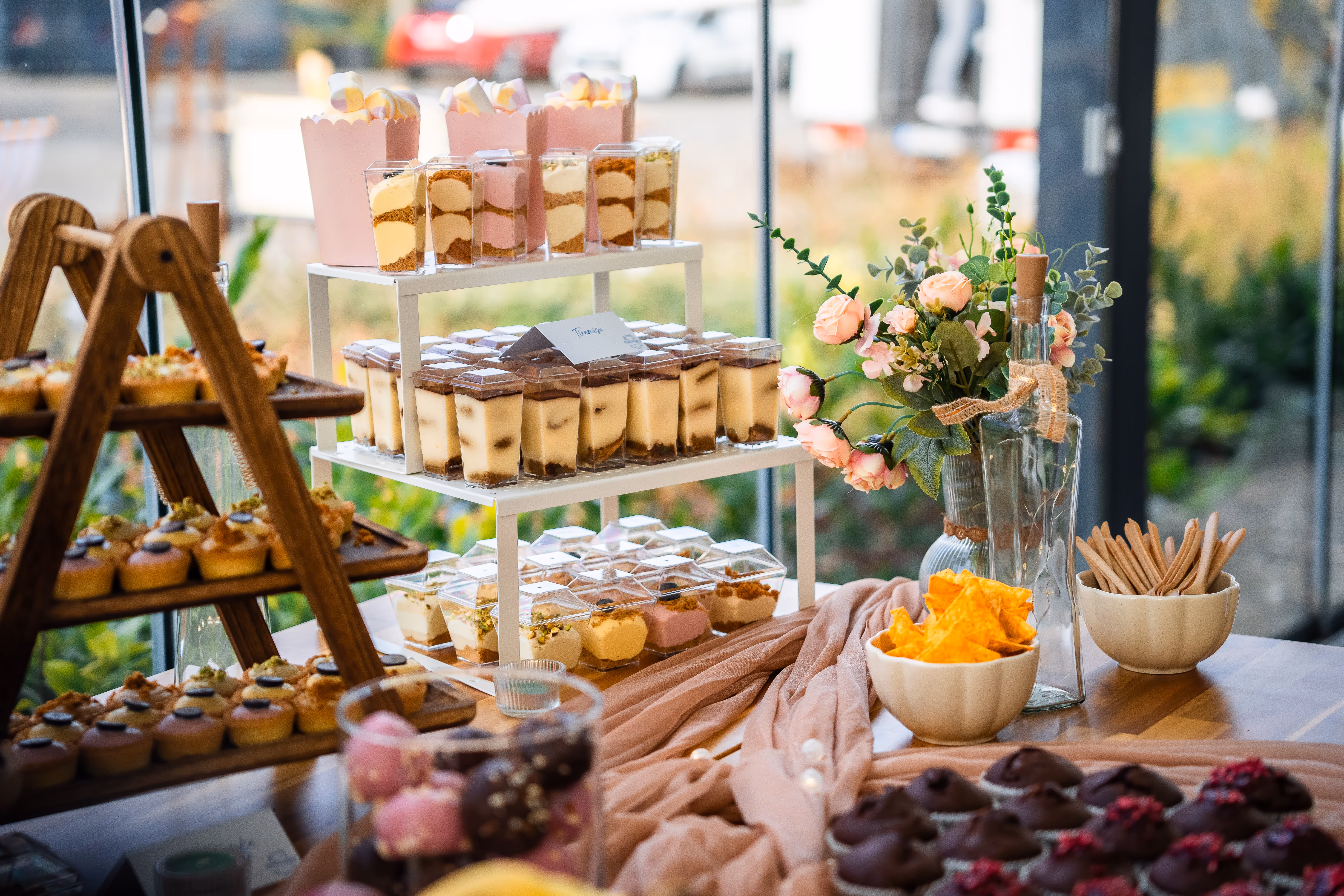 Esküvői pohárkrém desszertek