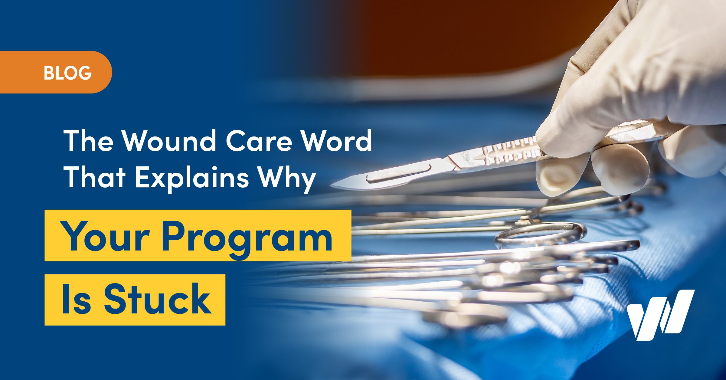 The Wound Care Word That Explains Why Your Program Is Stuck blog header