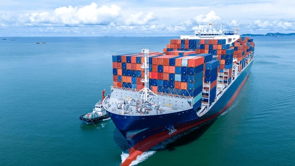 Vessel carrying cargo