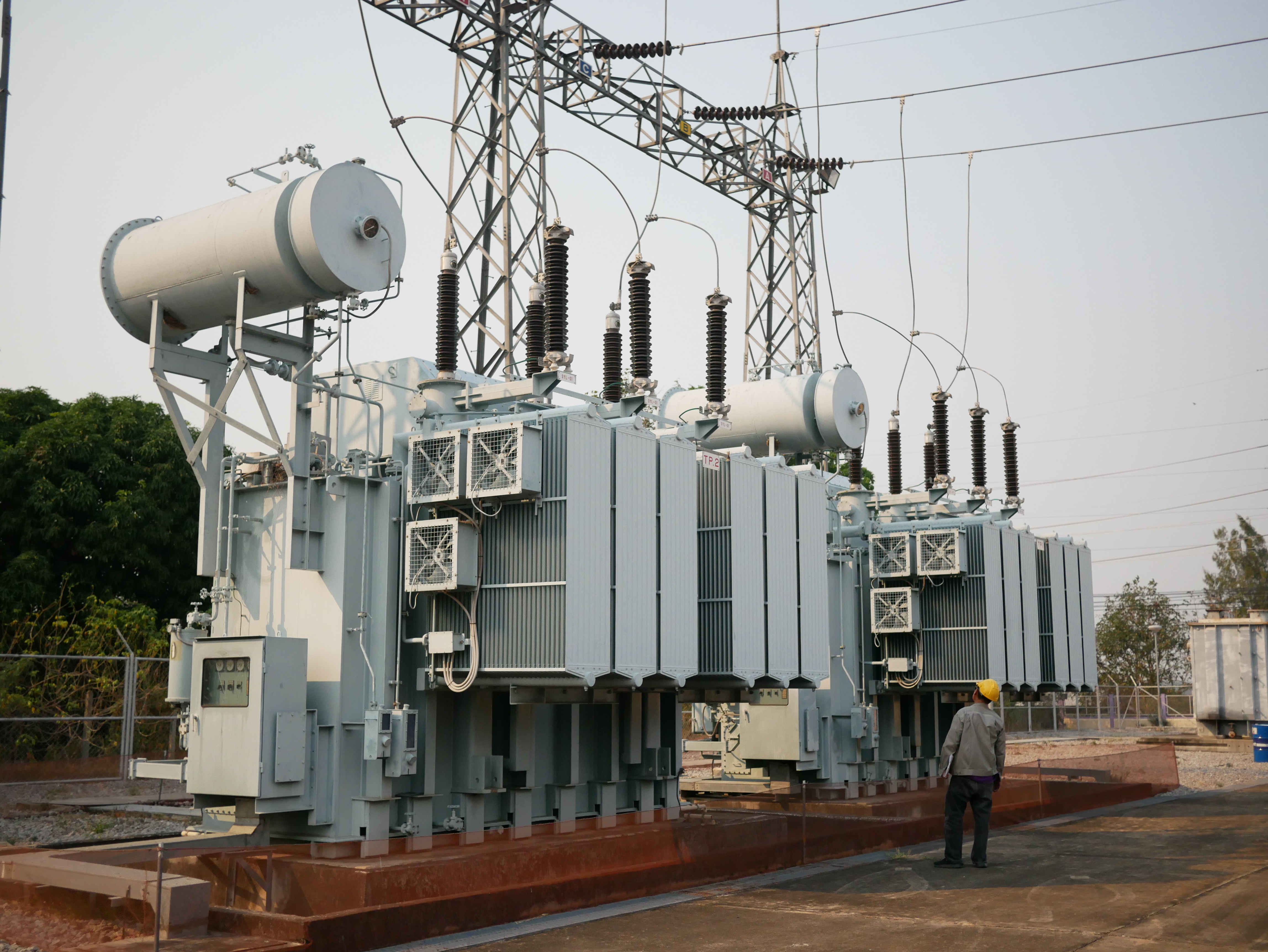 Industrial power and electrical infrastructure representing data center buildout supply chain