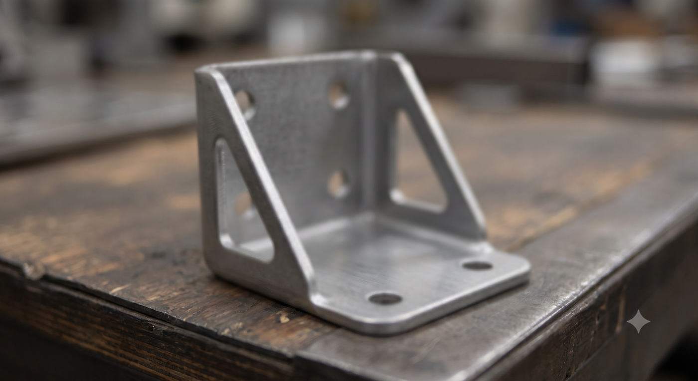 Fuzzy picture of a bracket