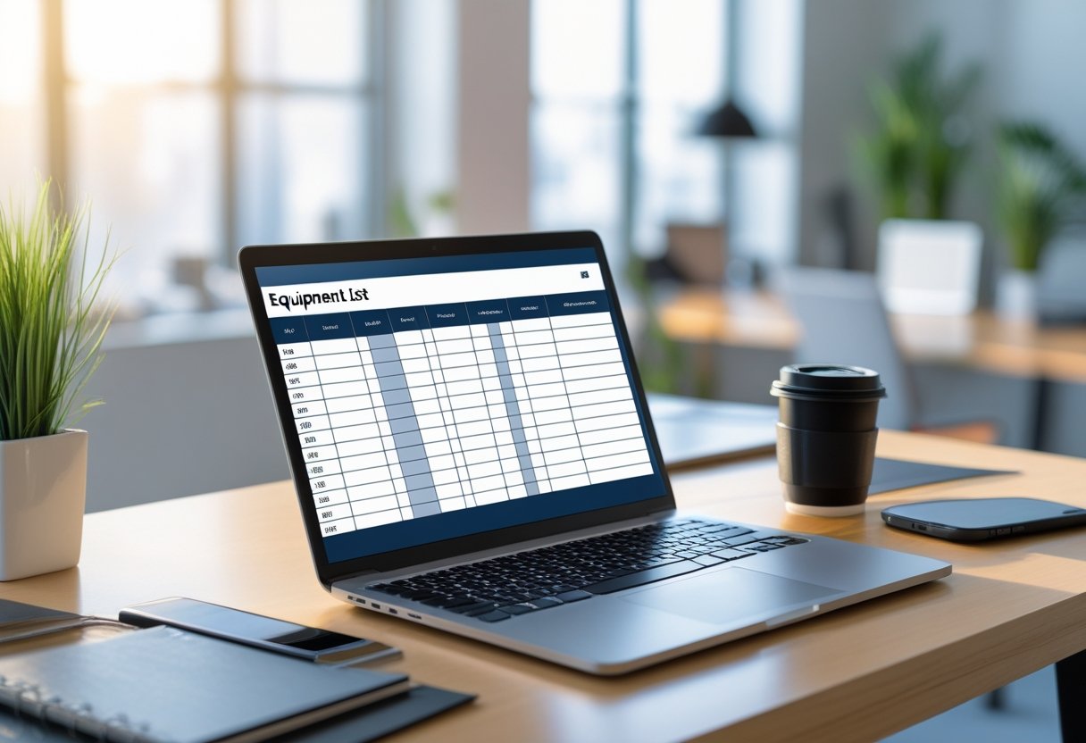 Equipment List Template for Efficient Project Planning