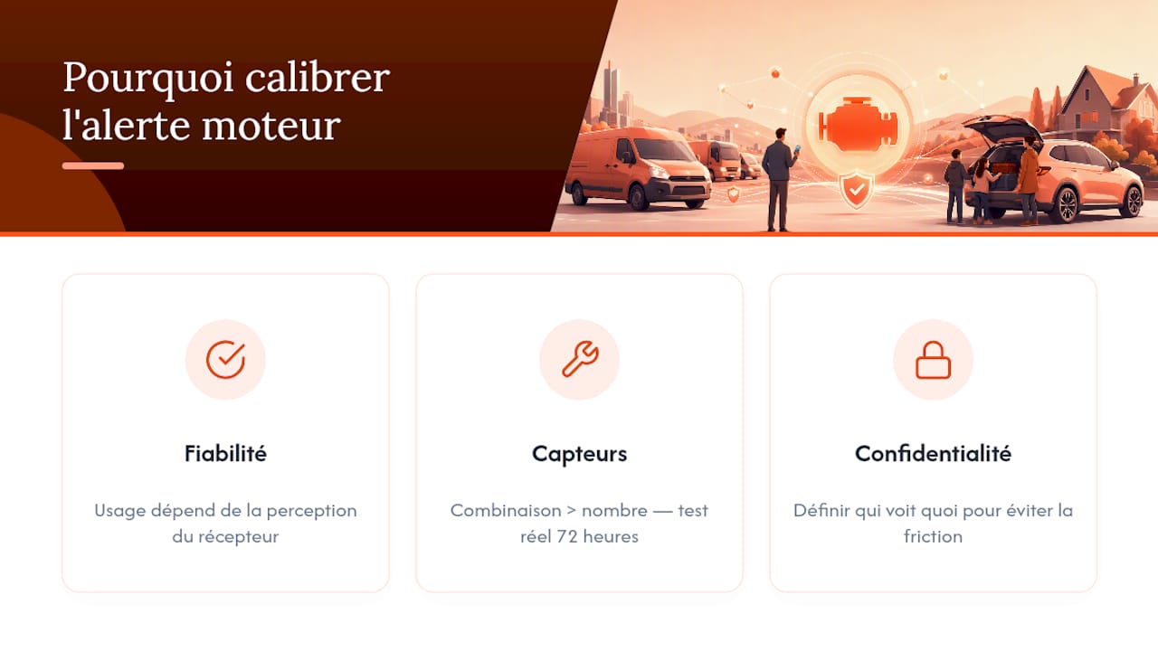 Pourquoi une alerte bien calibrée change la gestion au quotidien — overview diagram