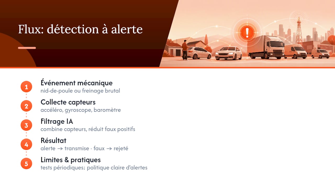 Processus de détection et de filtrage des alertes choc
