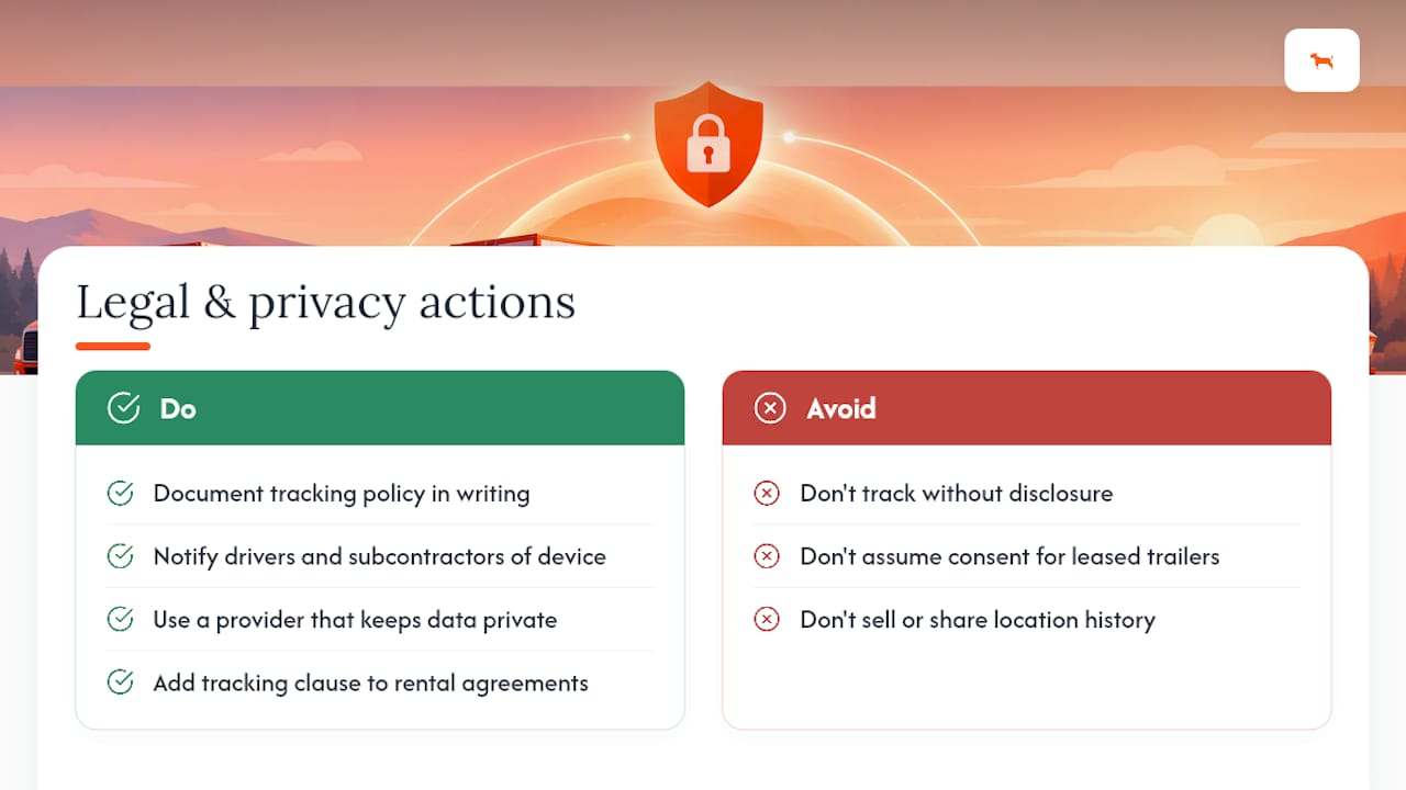 Legal and Privacy Considerations for GPS Tracking — overview diagram