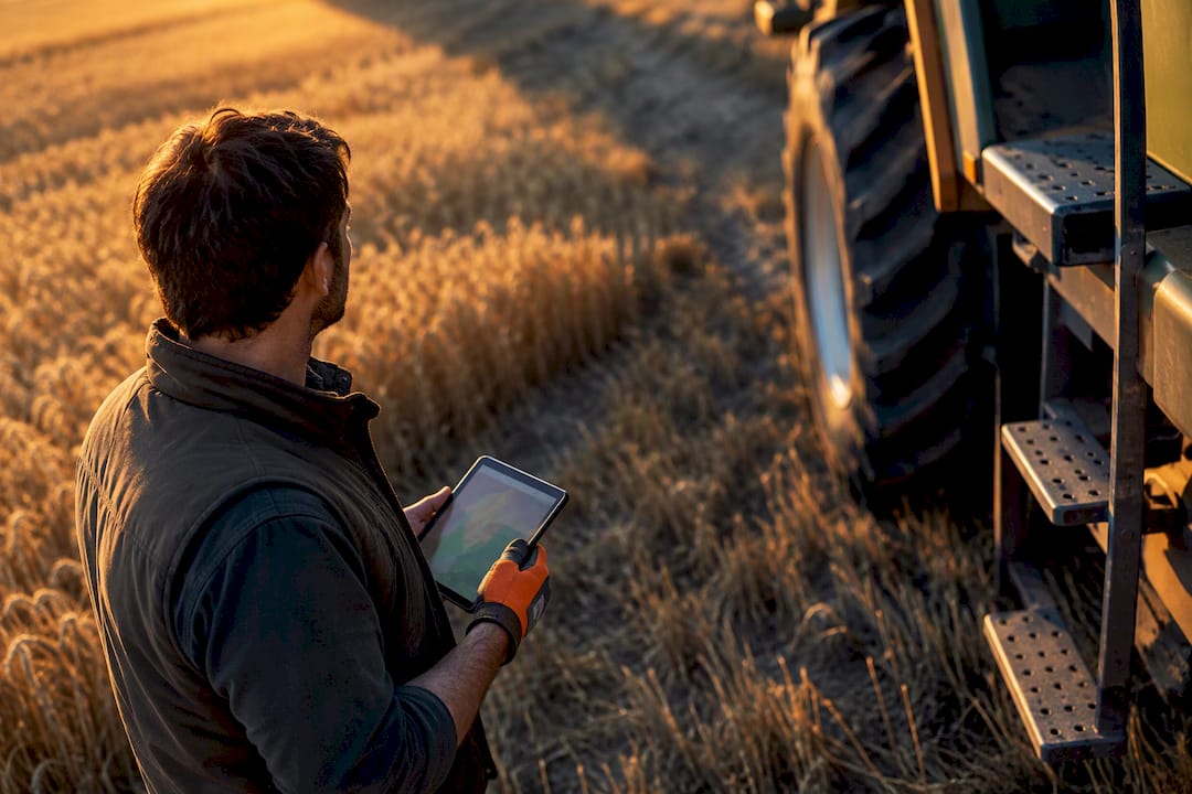 Suivi matériel agricole : localisation, maintenance et gains mesurables