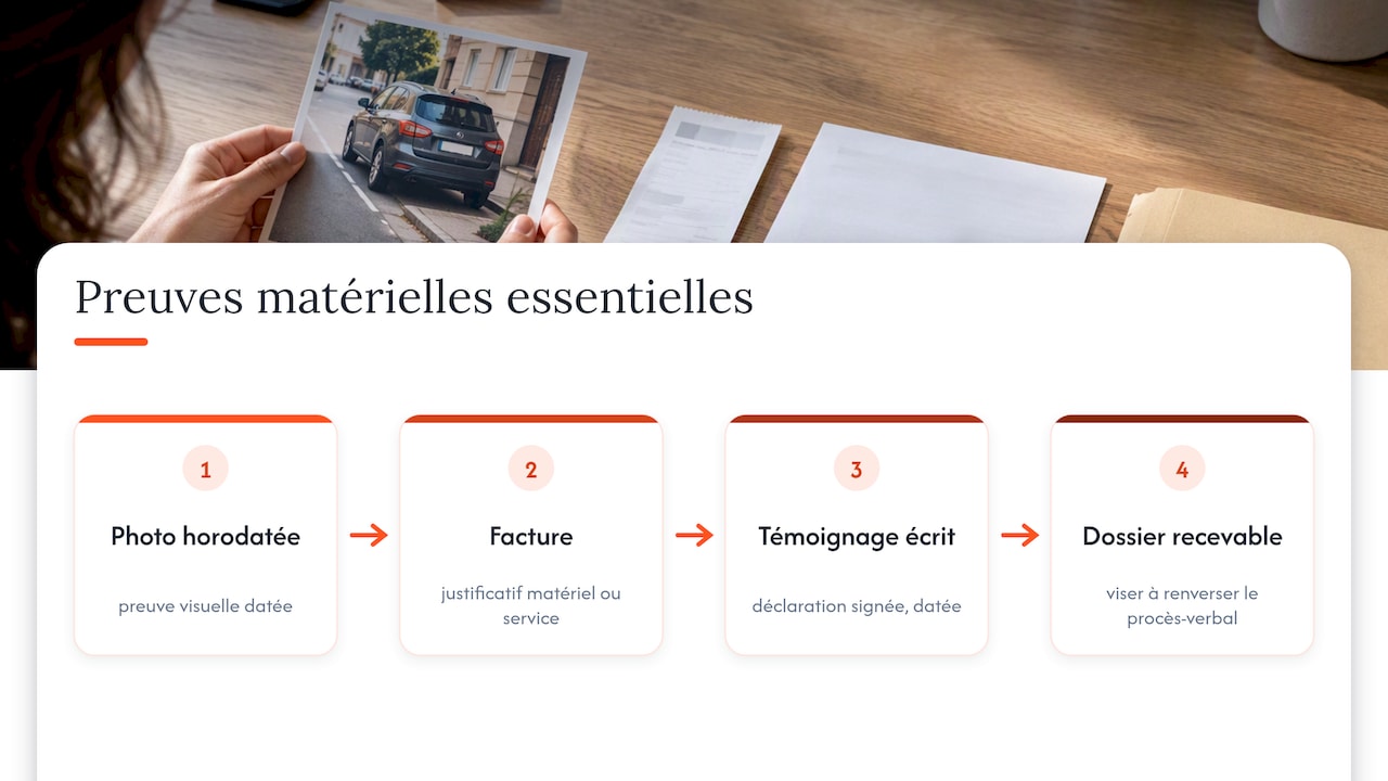 Trois types de preuves pour faire opposition