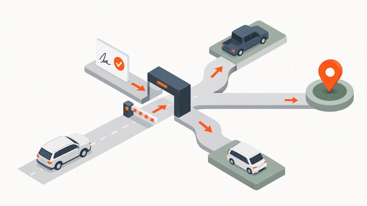 Consent gate for vehicle tracking access