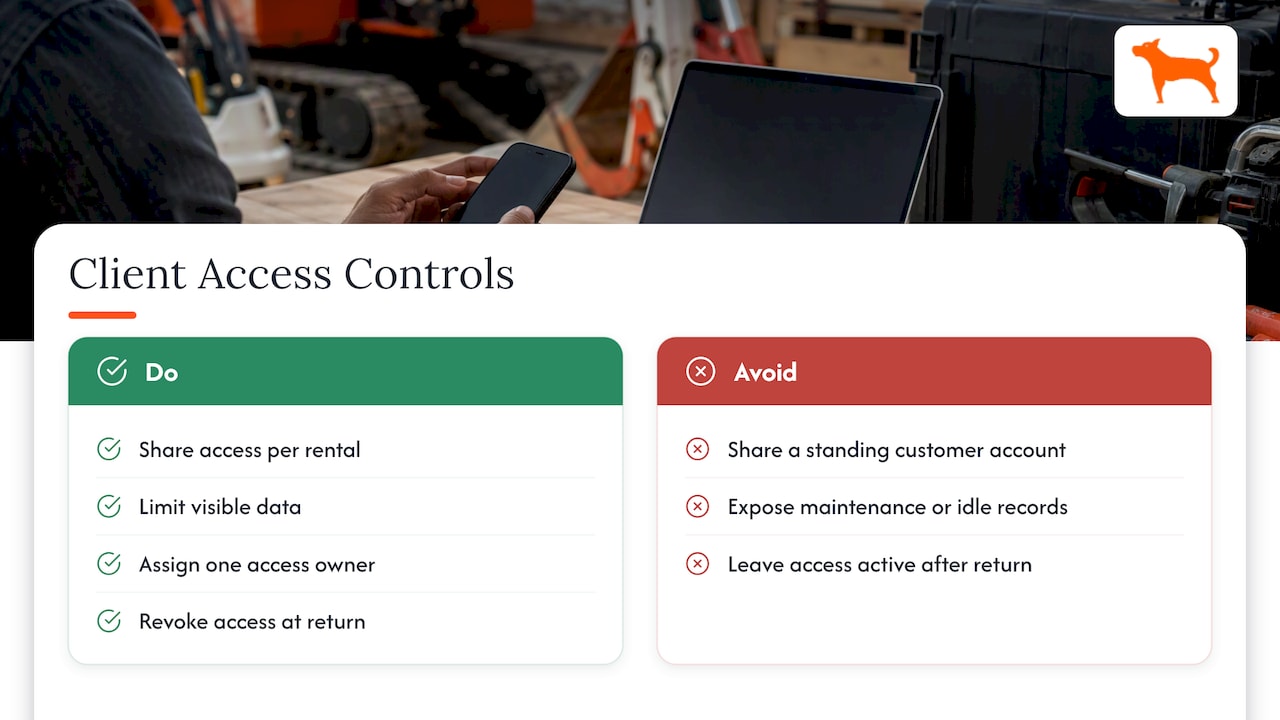 Four safeguards for shared equipment location access