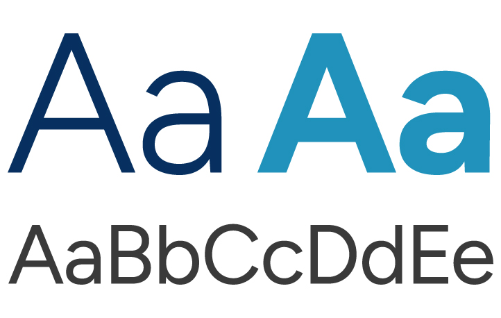 Traliant's typography using Figtree Regular and Figtree Bold