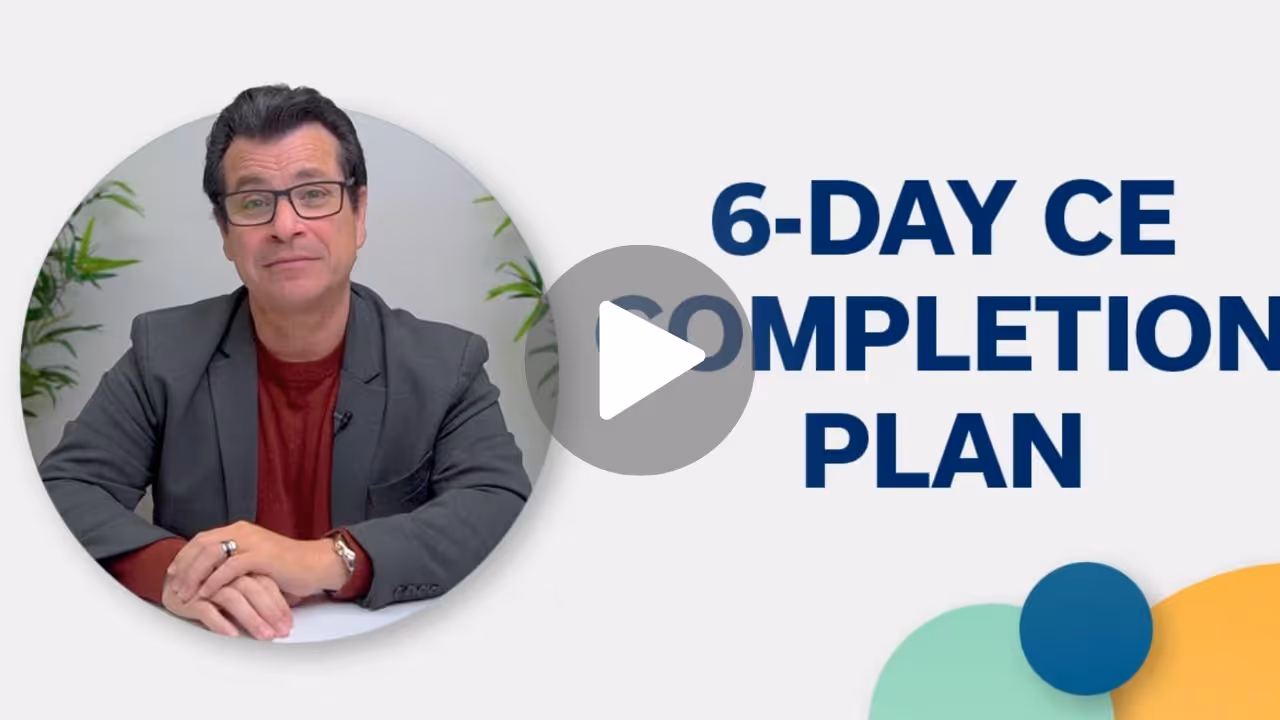 US Realty Training 6-day real estate exam study plan