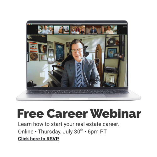 Real estate webinar promotion.