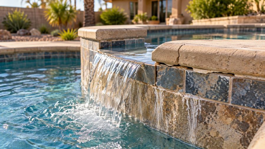 spa spillway and raised spa leaks