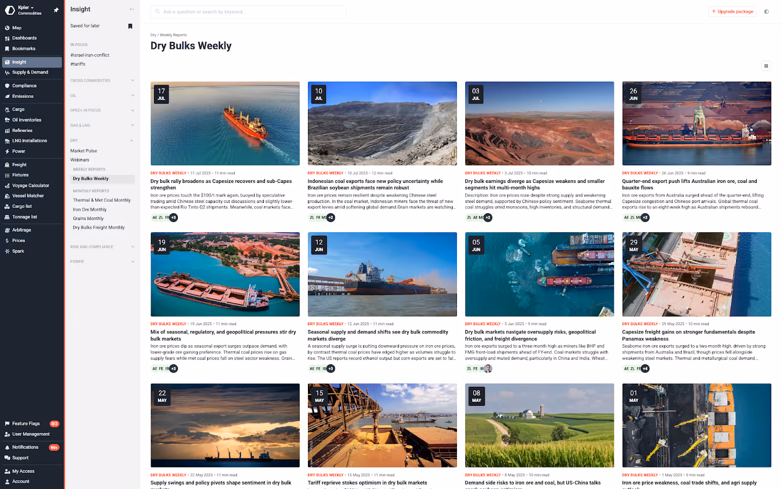 LNG and Natural Gas Insights