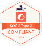 SOC 2 Type 1 compliant badge for 2024
