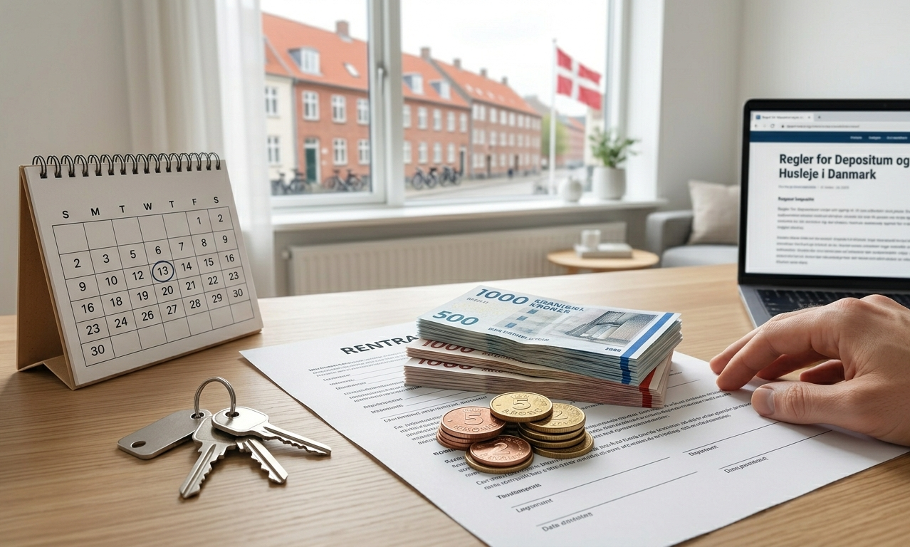 Regler for depositum og forudbetalt husleje i Danmark: En komplet guide