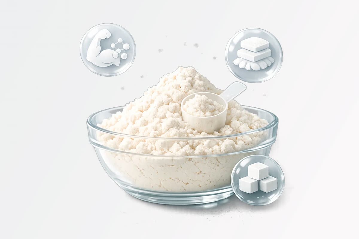 Whey protein tem açúcar? Entenda quando e se ele aparece na composição